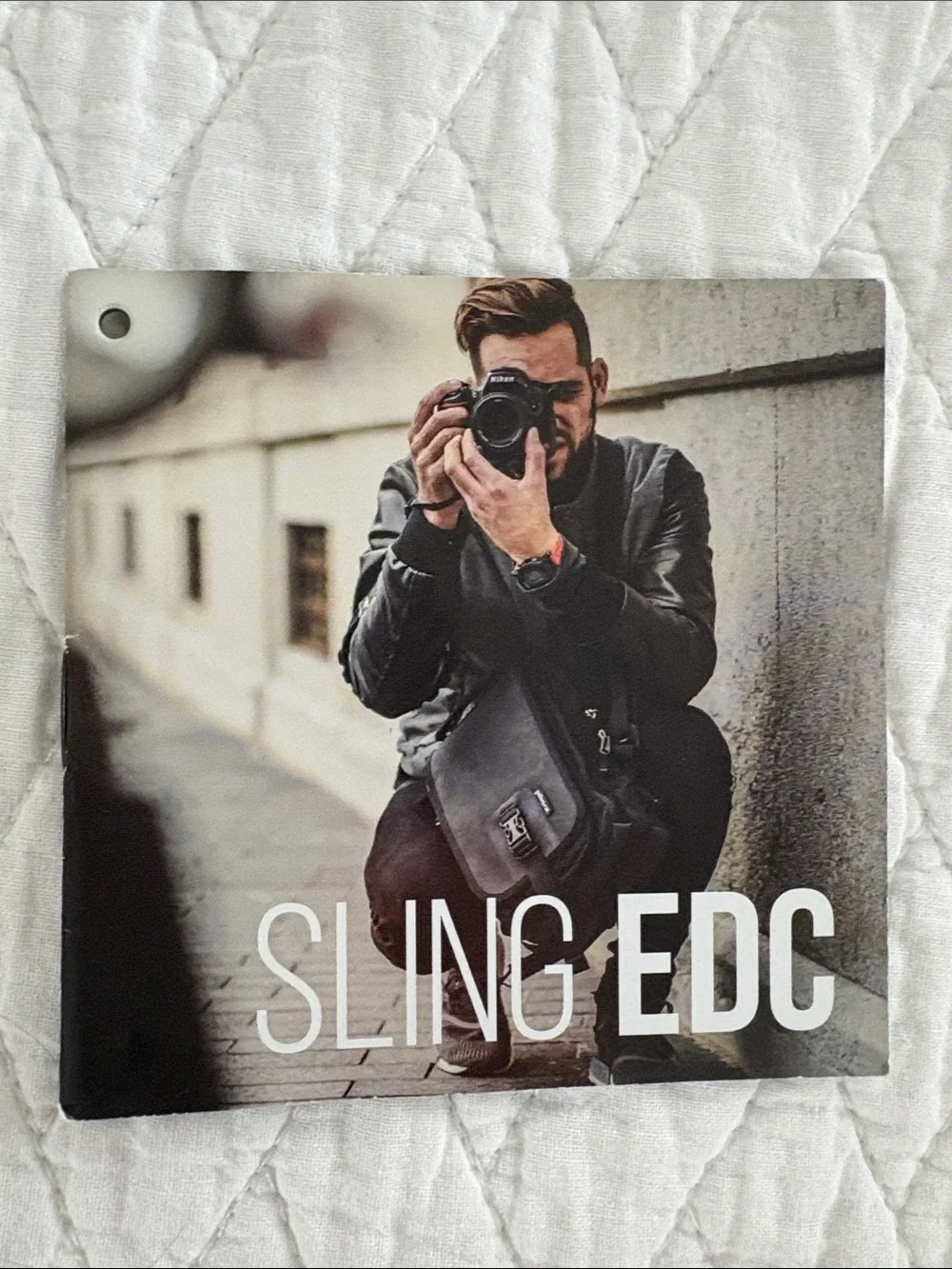 Kriega Black Messenger Sling Bag for Men
